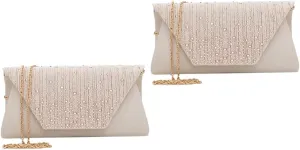 2pcs Handbags Summer Tote Evening Handbag Evening Clutch Bag Apricot Handbag Trendy Tote Bag Summer