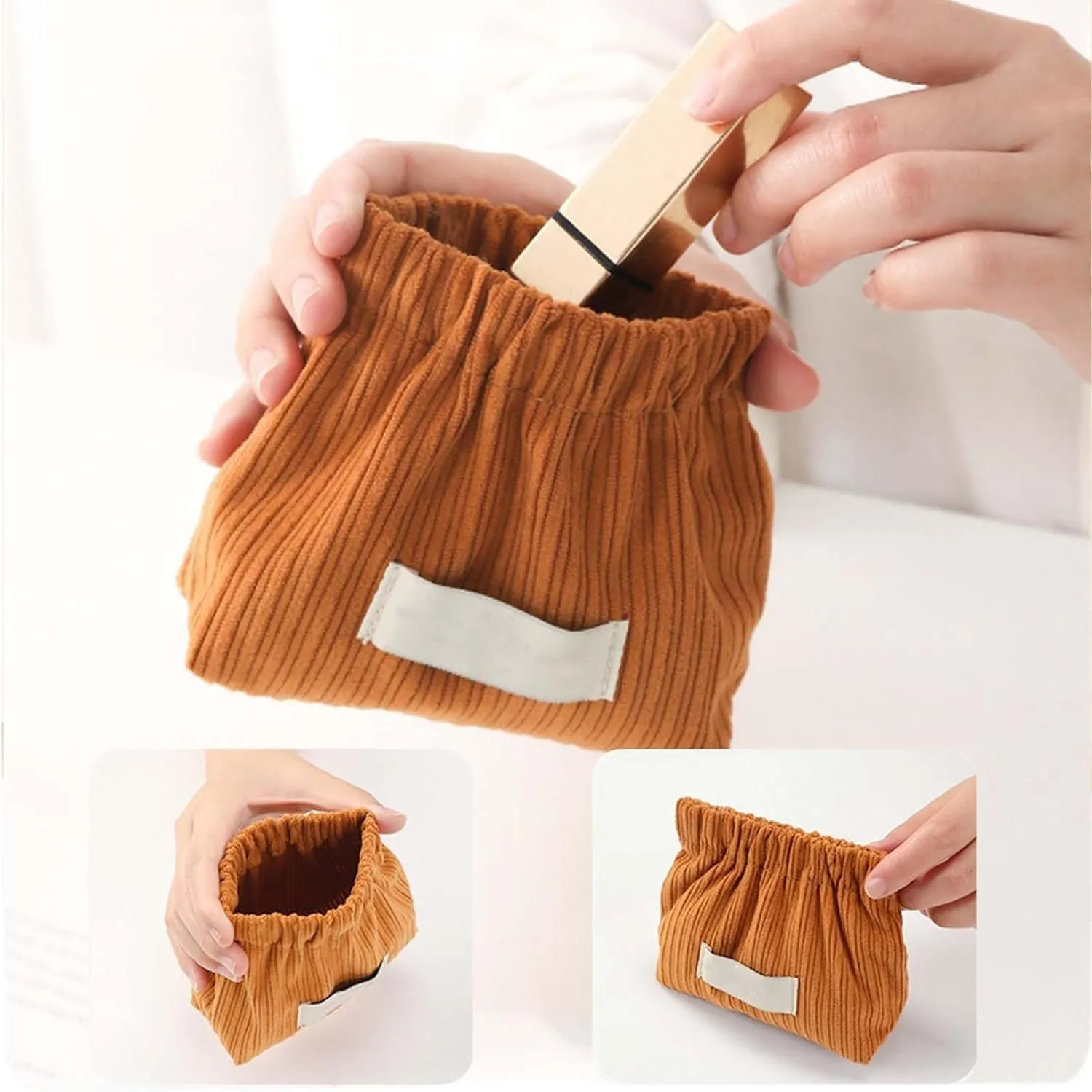 2PCS Mini Makeup Bag,Zipper Mesh Bags,Portable Small Makeup Pouch for Women,Small Travel Cosmetic Bag,Mini storage bag for coin,lipstick,jewelry