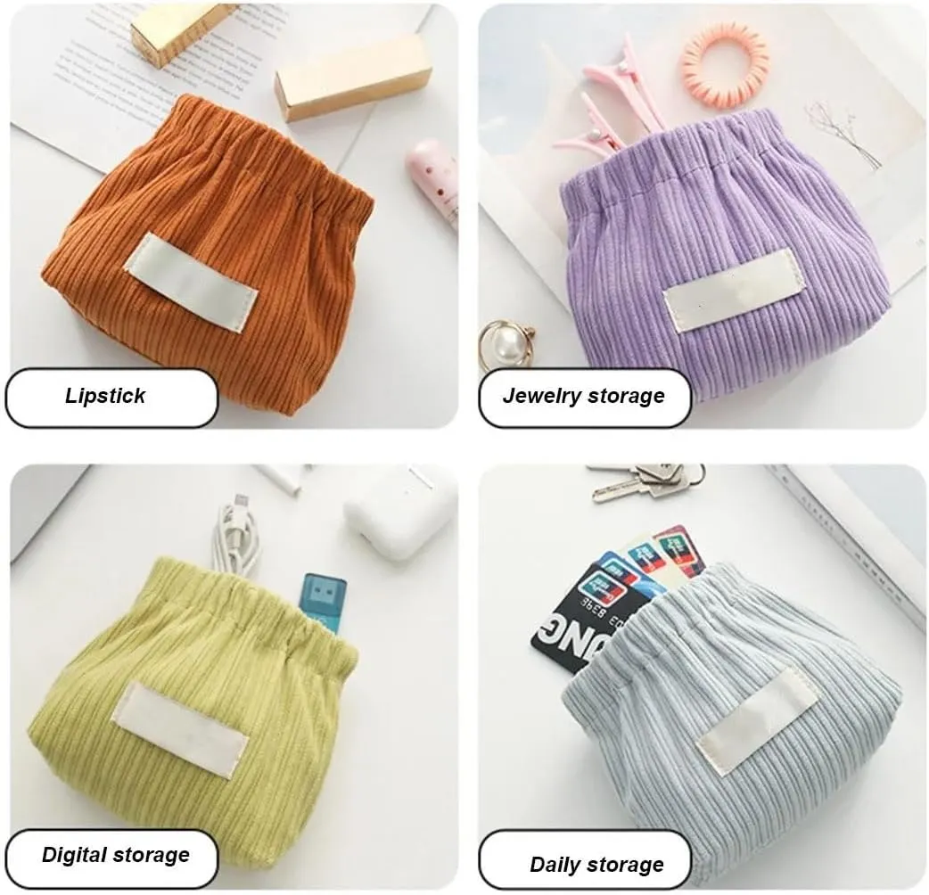 2PCS Mini Makeup Bag,Zipper Mesh Bags,Portable Small Makeup Pouch for Women,Small Travel Cosmetic Bag,Mini storage bag for coin,lipstick,jewelry