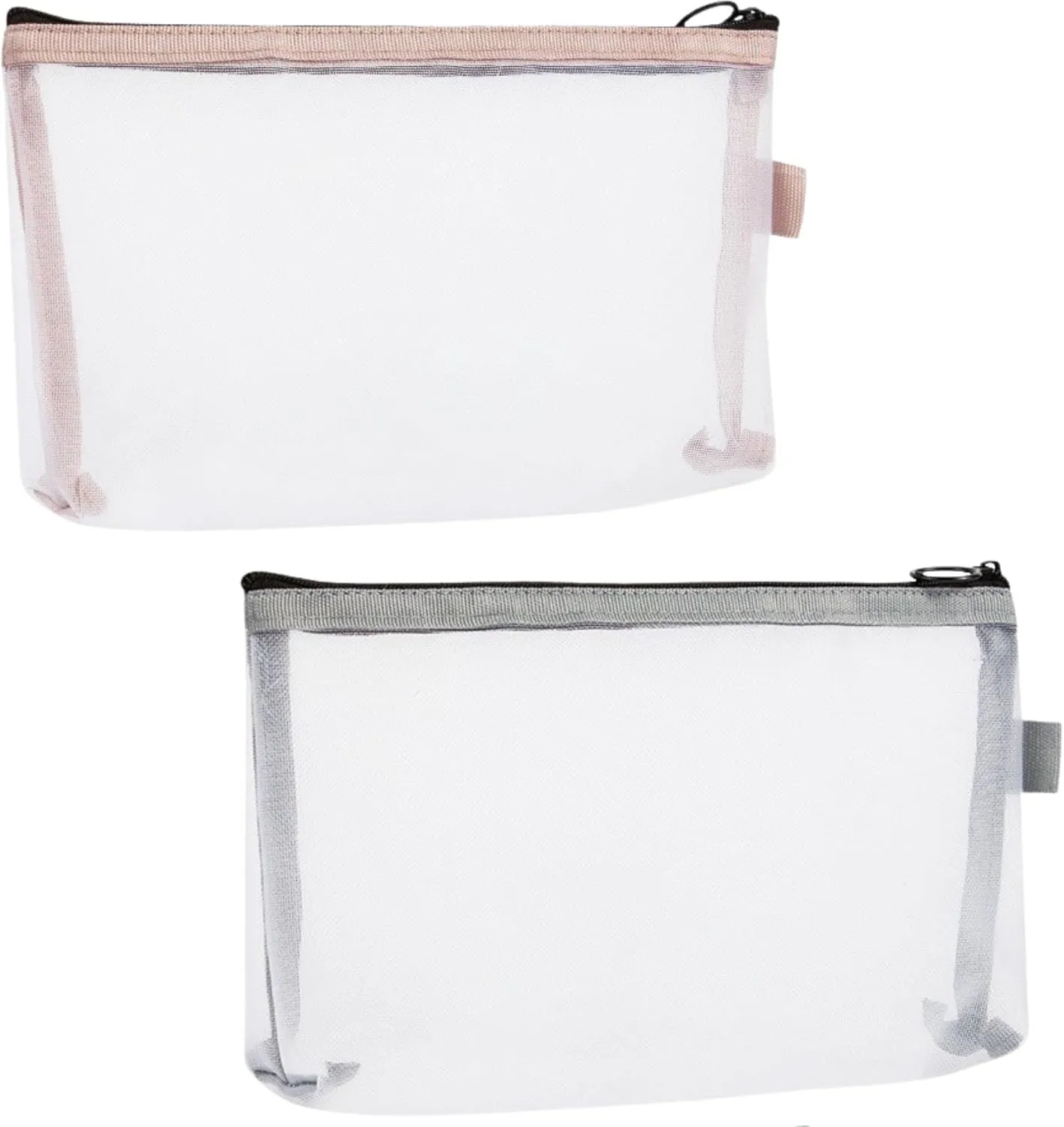 2PCS Mini Makeup Bag,Zipper Mesh Bags,Portable Small Makeup Pouch for Women,Small Travel Cosmetic Bag,Mini storage bag for coin,lipstick,jewelry