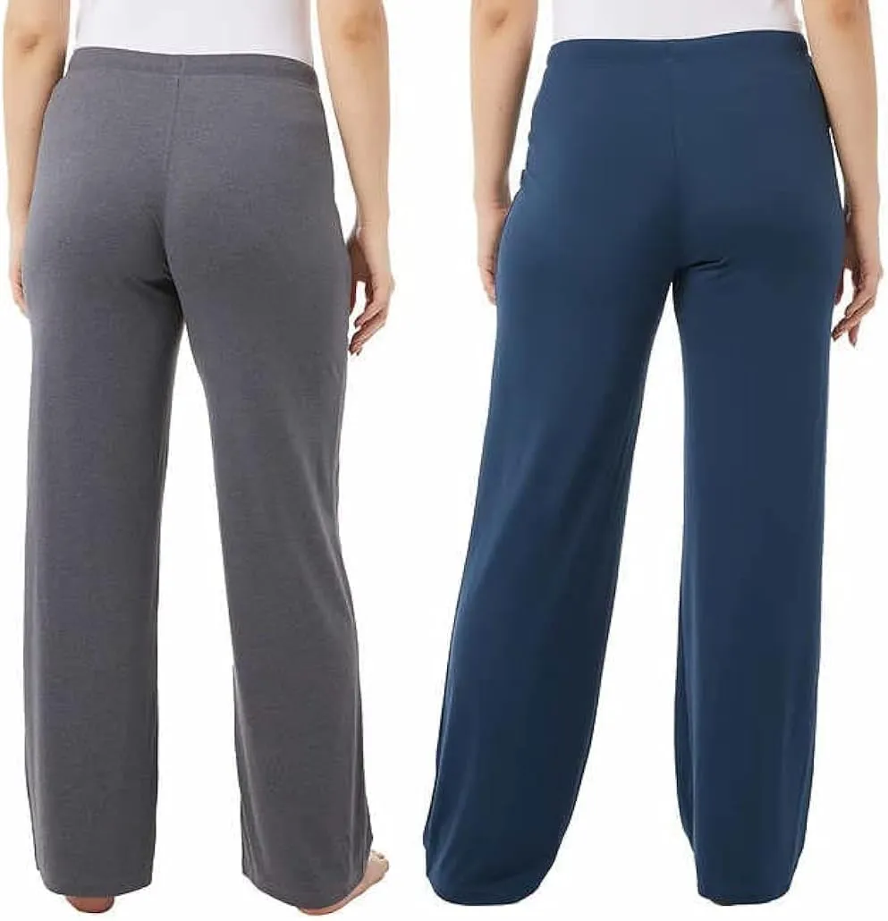 32 Degrees Cool Women's 2 Pack Soft Sleep Lounge Pants