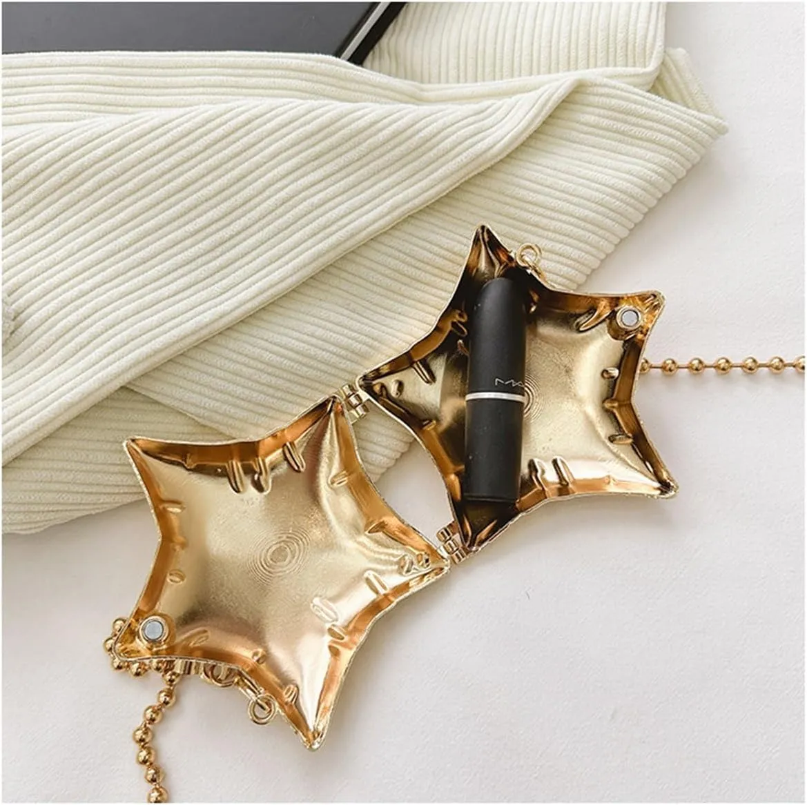 Acrylic Clutch Purse for Women Novelty Star Shaped Handbags Unique Purse for Party Cocktail Shoulder Bag