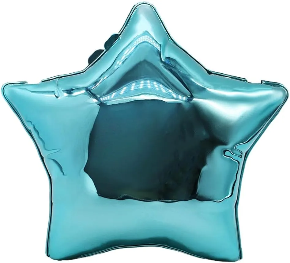 Acrylic Clutch Purse for Women Novelty Star Shaped Handbags Unique Purse for Party Cocktail Shoulder Bag