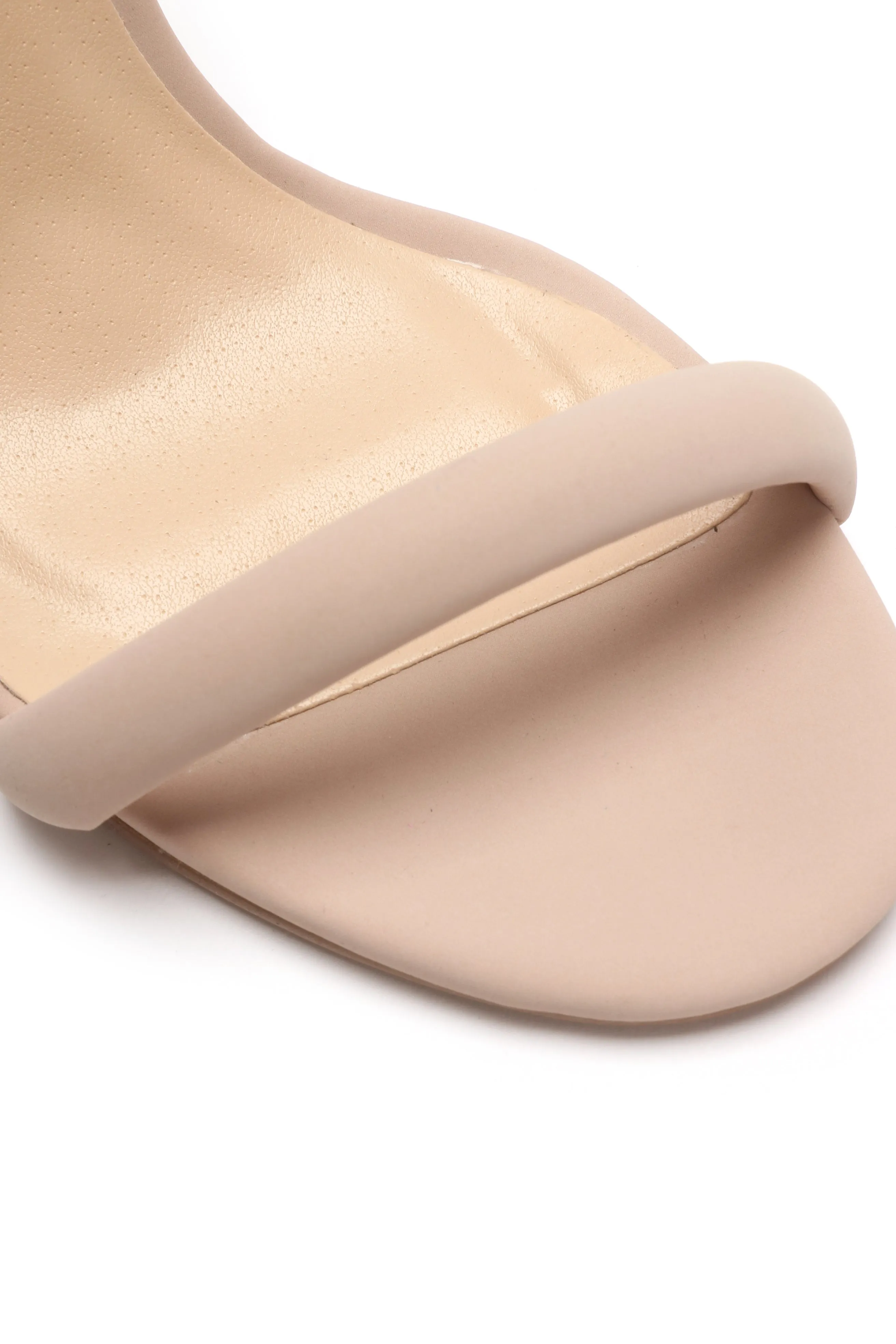 Adalynn Block Heel - Nude