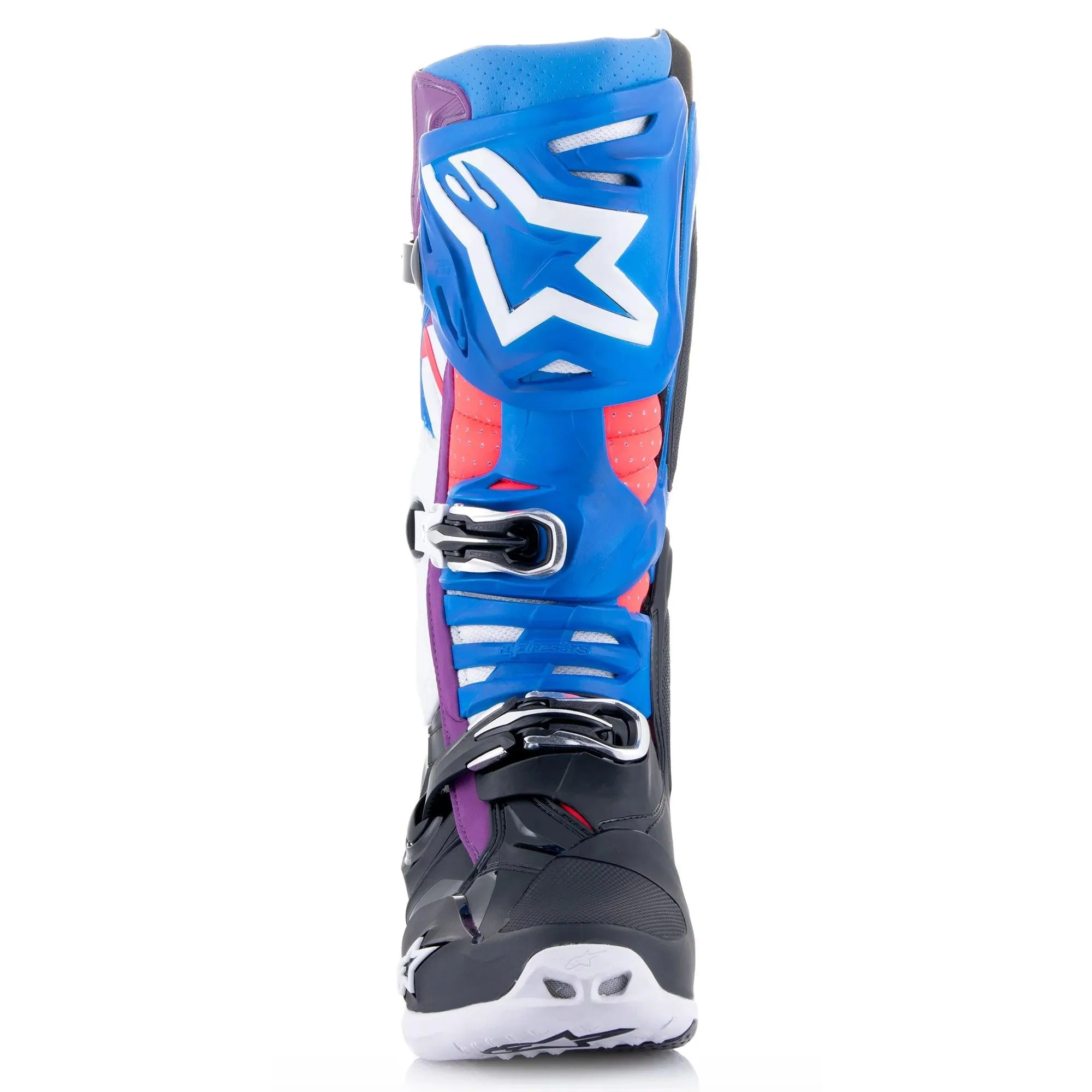 Alpinestars Tech 10 Supervented Boots - Black/Enamel Purple/White