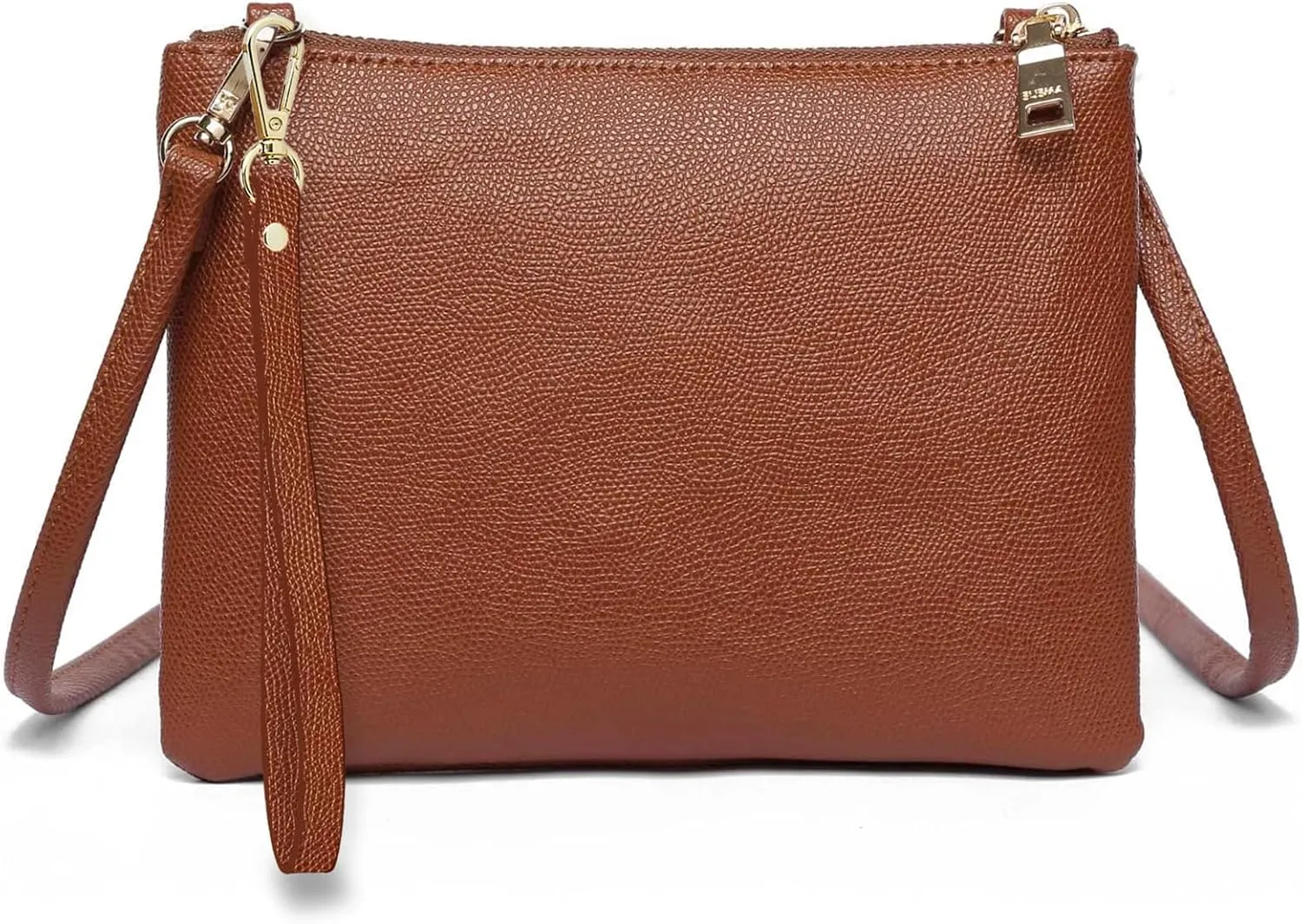 AMELIE GALANTI womens small crossbody strap handbag bag,Soft Leather Fabric Delicate Durable Fashion Design