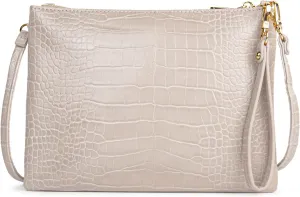 AMELIE GALANTI womens small crossbody strap handbag bag,Soft Leather Fabric Delicate Durable Fashion Design