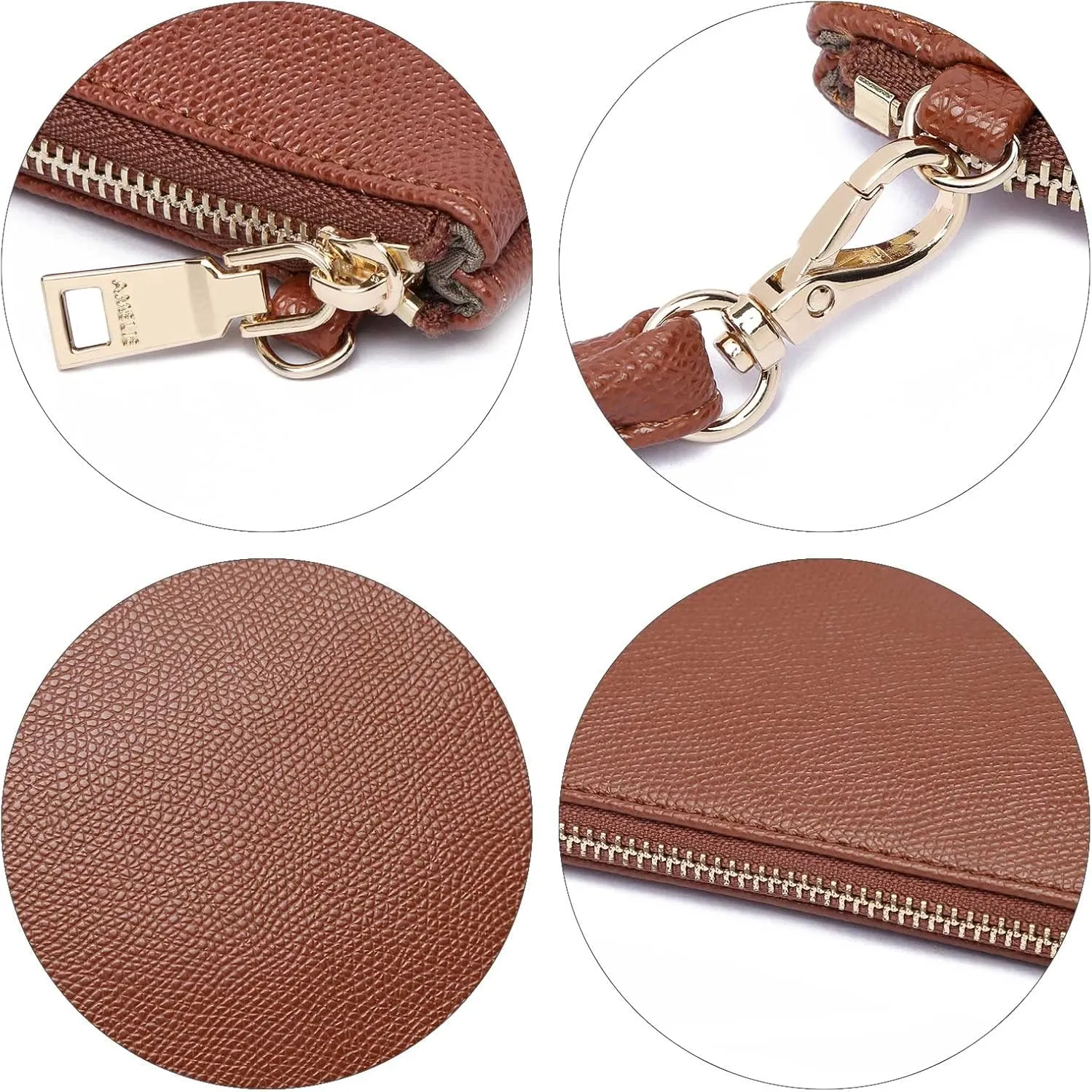 AMELIE GALANTI womens small crossbody strap handbag bag,Soft Leather Fabric Delicate Durable Fashion Design