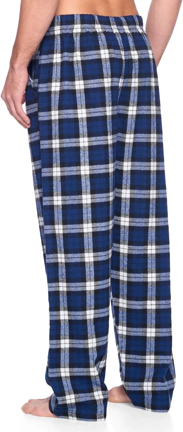 Ashford & Brooks Mens Super Soft Flannel Plaid Pajama Sleep Pants