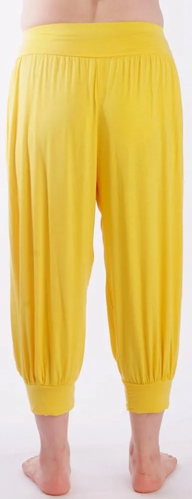 AvaCostume Modal Cotton Soft Yoga Sports Dance Harem Capri Pants