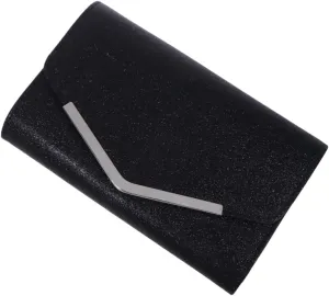 Beaupretty Evening Handbag Clutch Bag for Women Elegant Purse with Glitter Pattern for Wedding Parties Banquets and Evening Cocktails