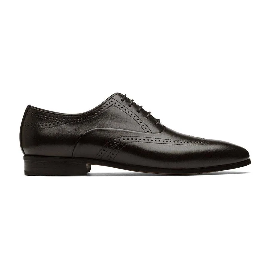 Black Decorated Wingtips