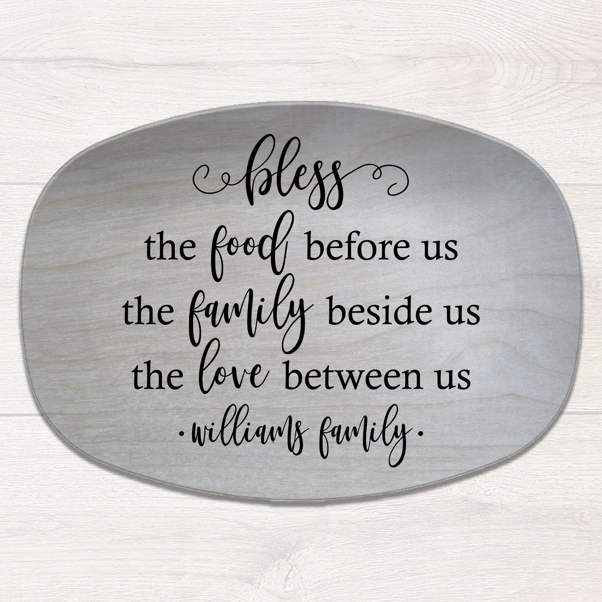 Bless  Food-Family-Love  Platter