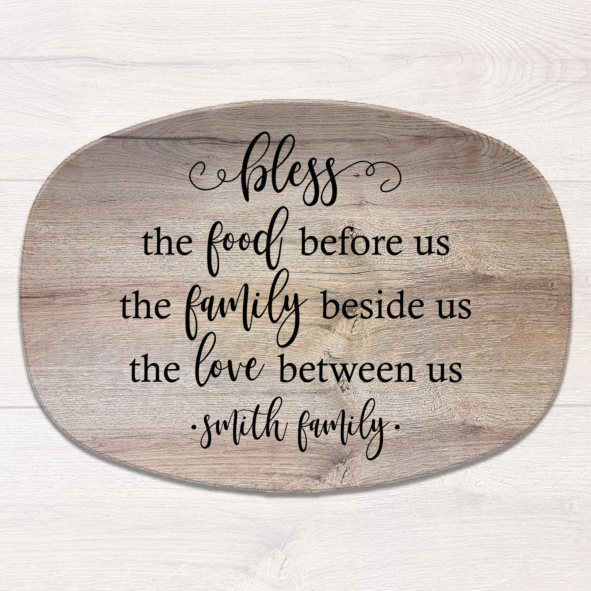 Bless  Food-Family-Love  Platter