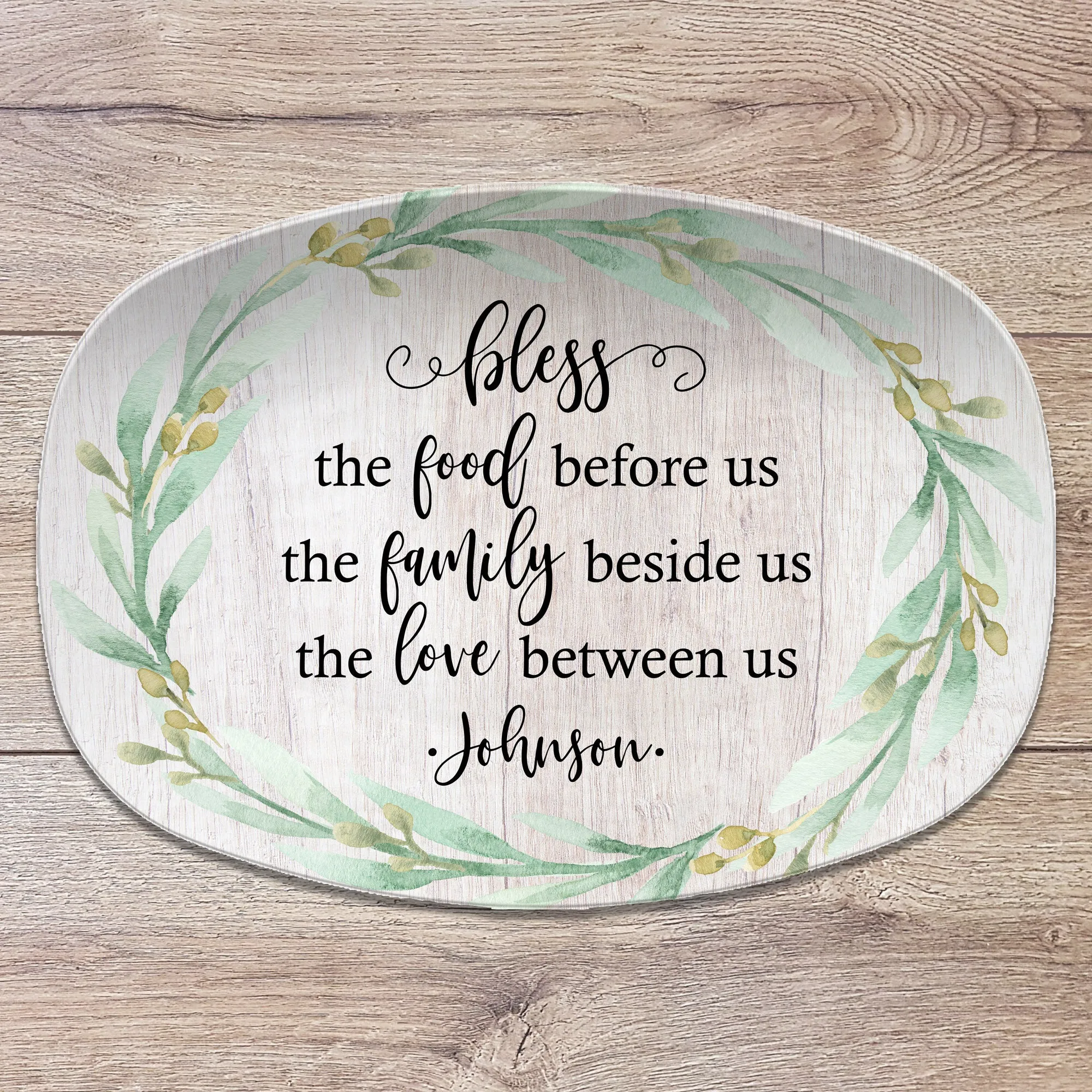 Bless  Food-Family-Love  Platter