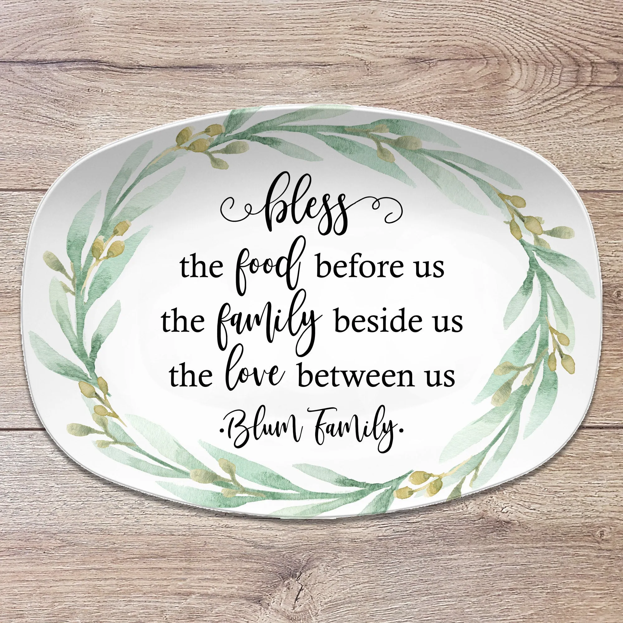 Bless  Food-Family-Love  Platter