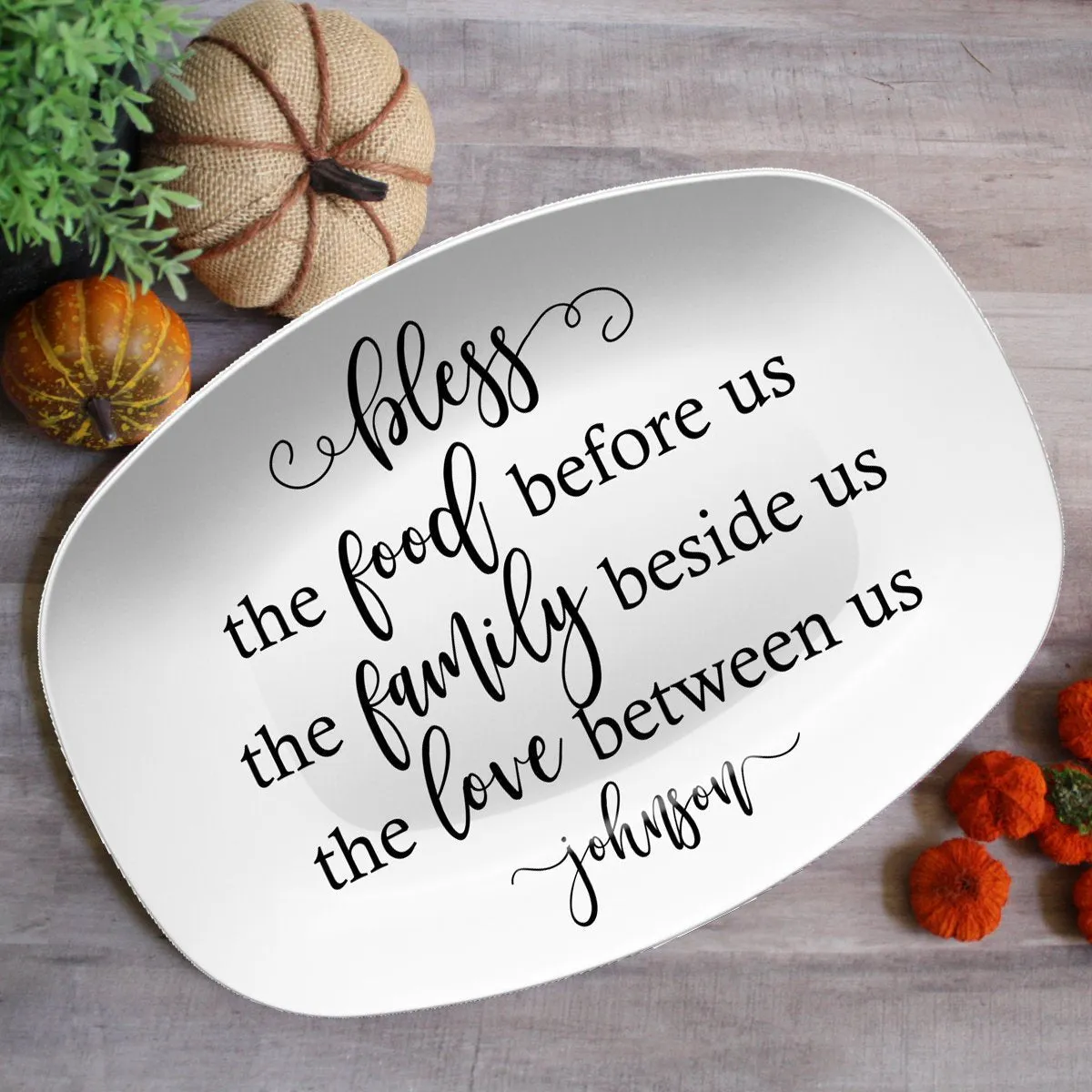Bless  Food-Family-Love  Platter
