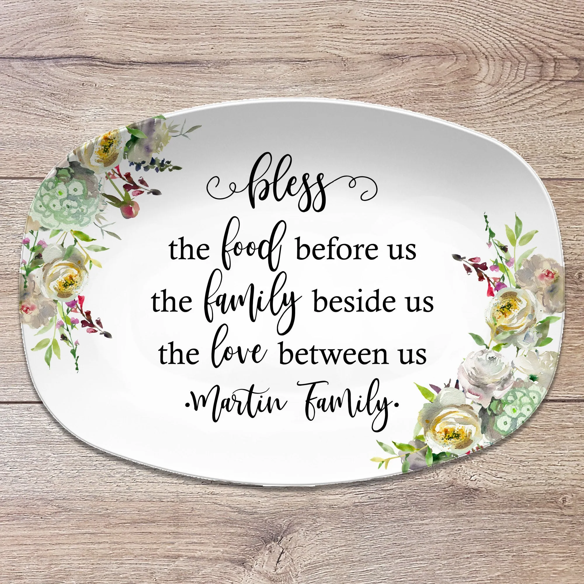 Bless  Food-Family-Love  Platter