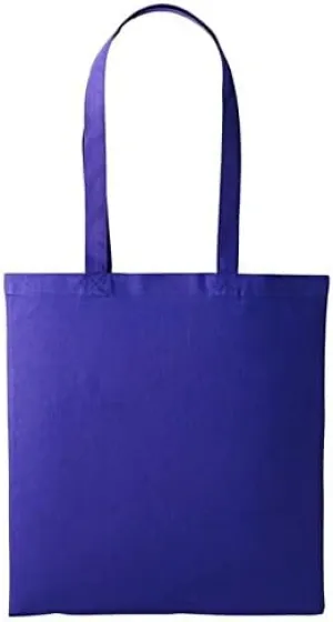 Boolavard Cotton Tote Bag, Lightweight Medium Reusable Grocery Shopping Cloth Bags, Suitable for DIY, Advertising, Promotion