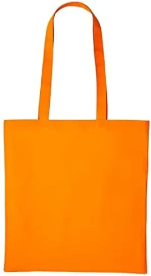 Boolavard Cotton Tote Bag, Lightweight Medium Reusable Grocery Shopping Cloth Bags, Suitable for DIY, Advertising, Promotion