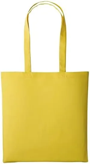 Boolavard Cotton Tote Bag, Lightweight Medium Reusable Grocery Shopping Cloth Bags, Suitable for DIY, Advertising, Promotion