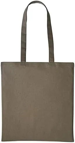 Boolavard Cotton Tote Bag, Lightweight Medium Reusable Grocery Shopping Cloth Bags, Suitable for DIY, Advertising, Promotion