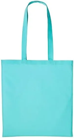 Boolavard Cotton Tote Bag, Lightweight Medium Reusable Grocery Shopping Cloth Bags, Suitable for DIY, Advertising, Promotion