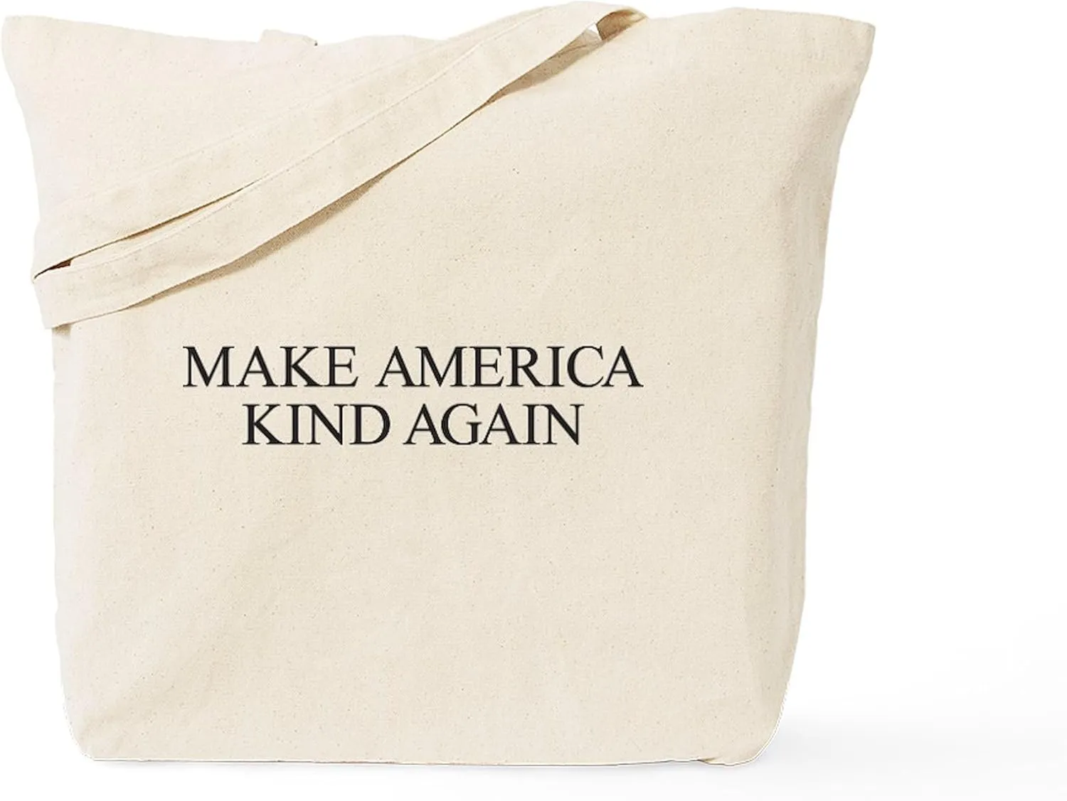 CafePress Make America Kind Again Tote Bag Natural Canvas Tote Bag, Reusable Shopping Bag