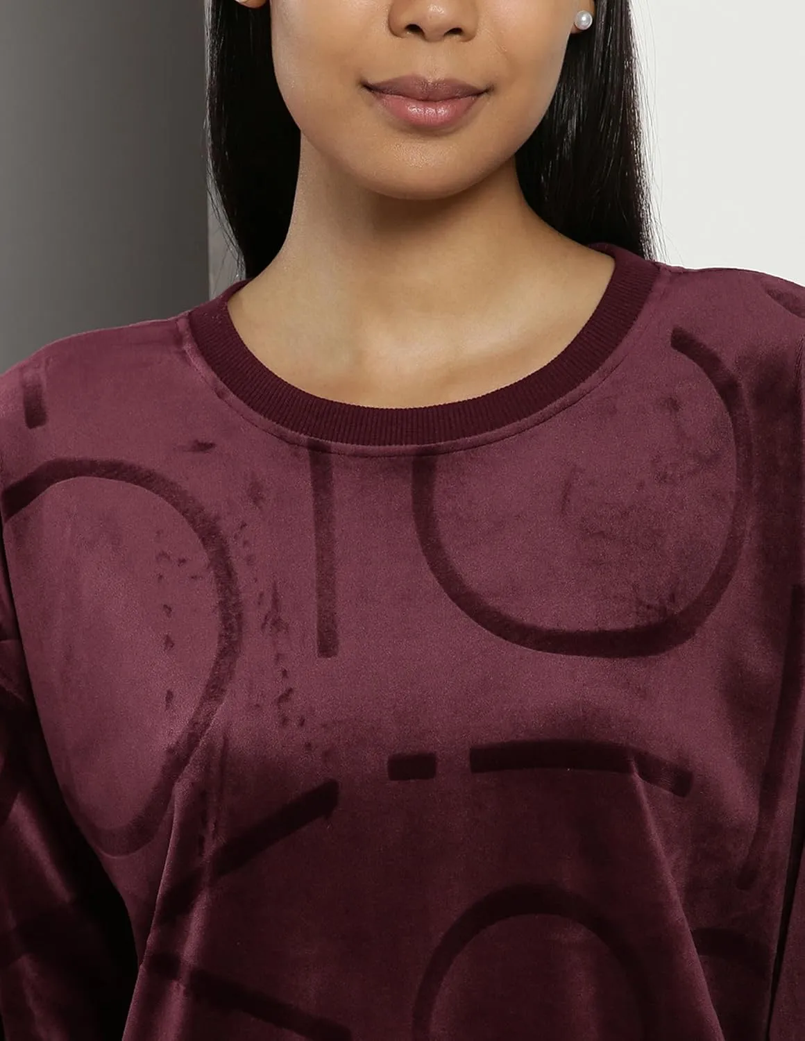 Calvin Klein Women's Embosed Logo Knit Longsleeve