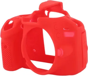 Camera Case for Nikon, Soft Silicone Protective Case for D3100, Shock Proof Anti Slip Anti Scratch Silicone, Soft Personalized Camera Case Cover (Red)