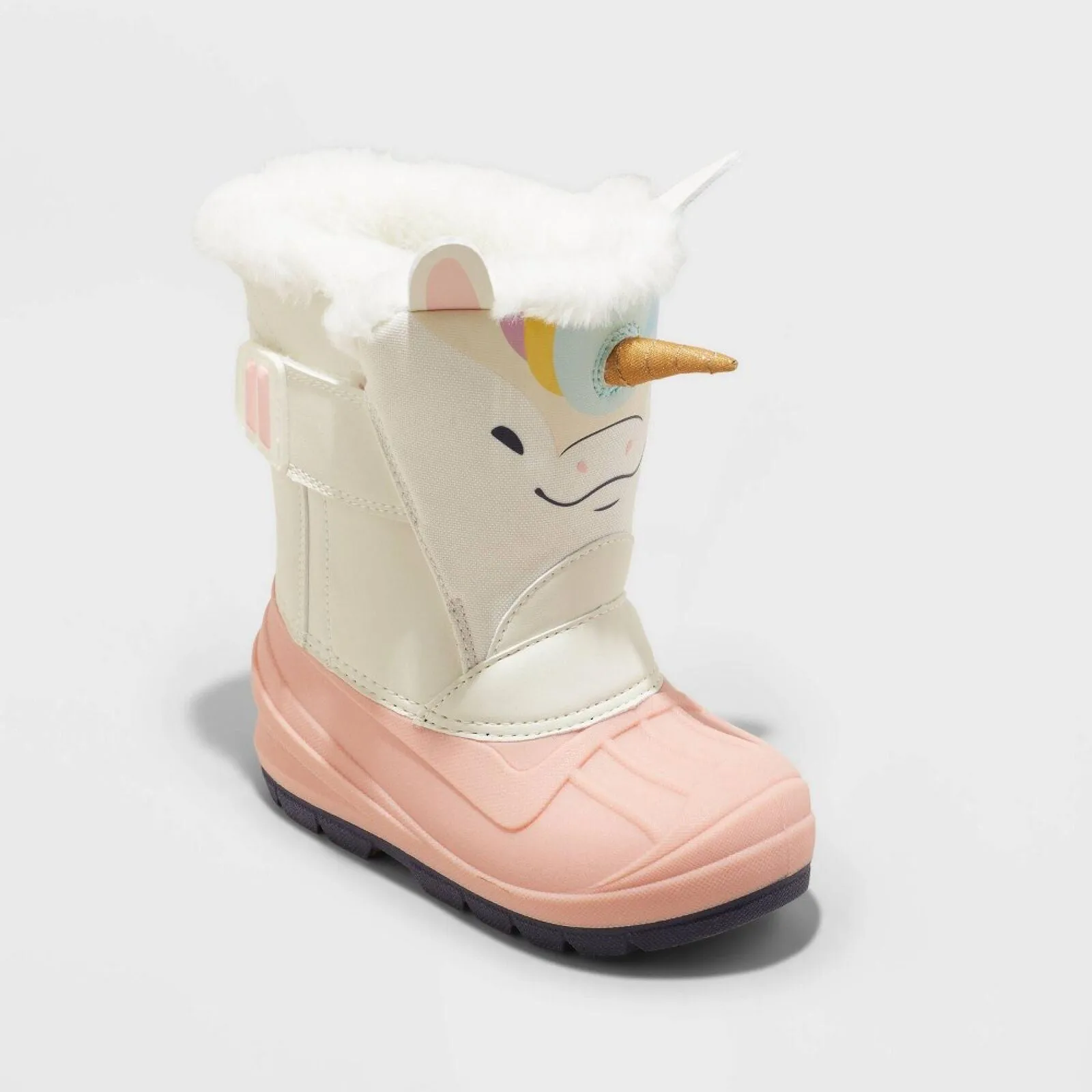 Cat & Jack Toddler Girls Frankie Winter Boots AEX56 Pink Unicorn 12T