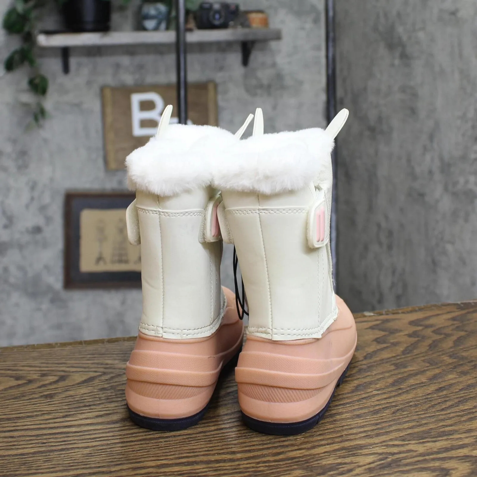 Cat & Jack Toddler Girls Frankie Winter Boots AEX56 Pink Unicorn 12T