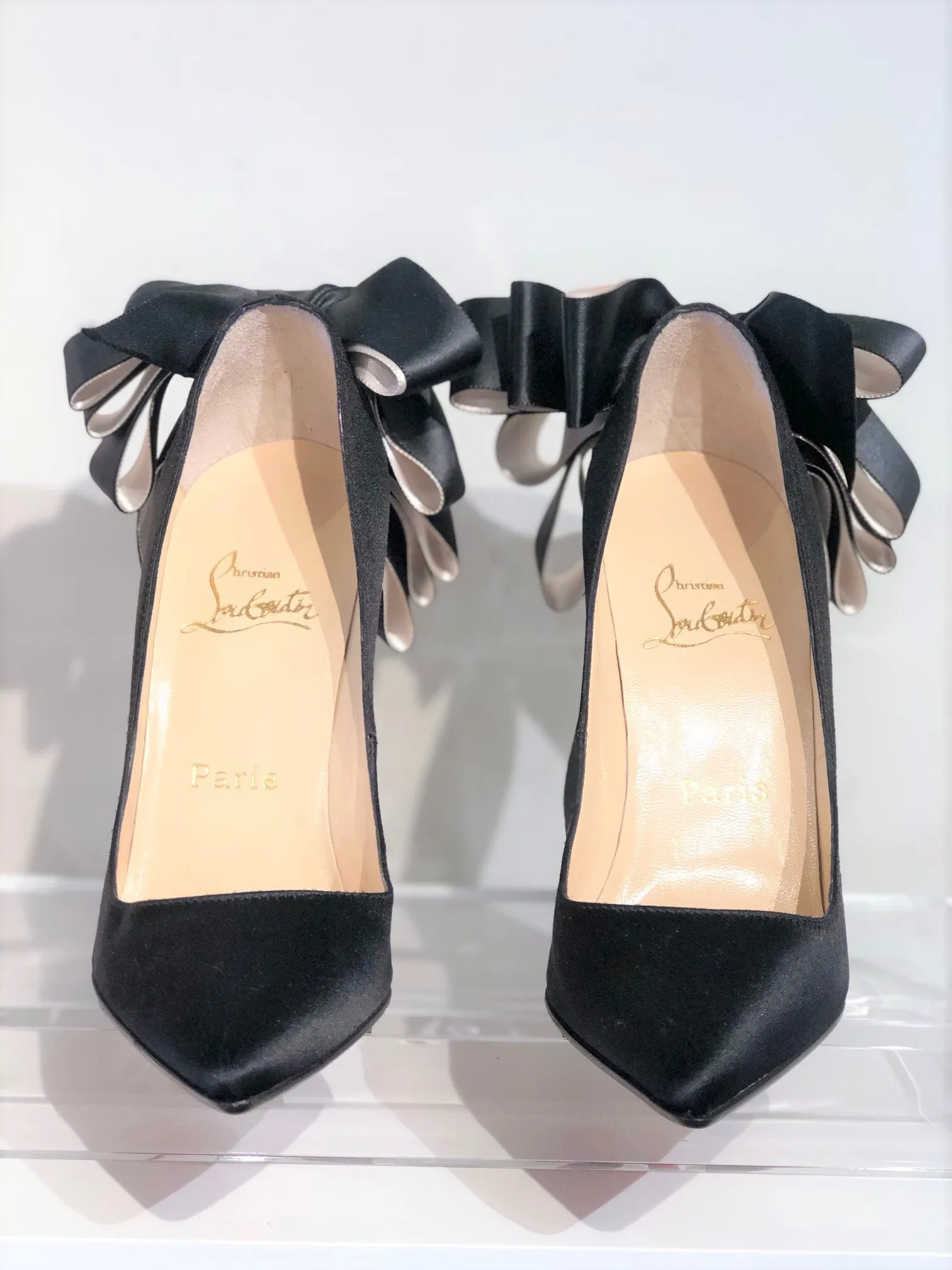 Christian Louboutin Anemone Satin Pumps