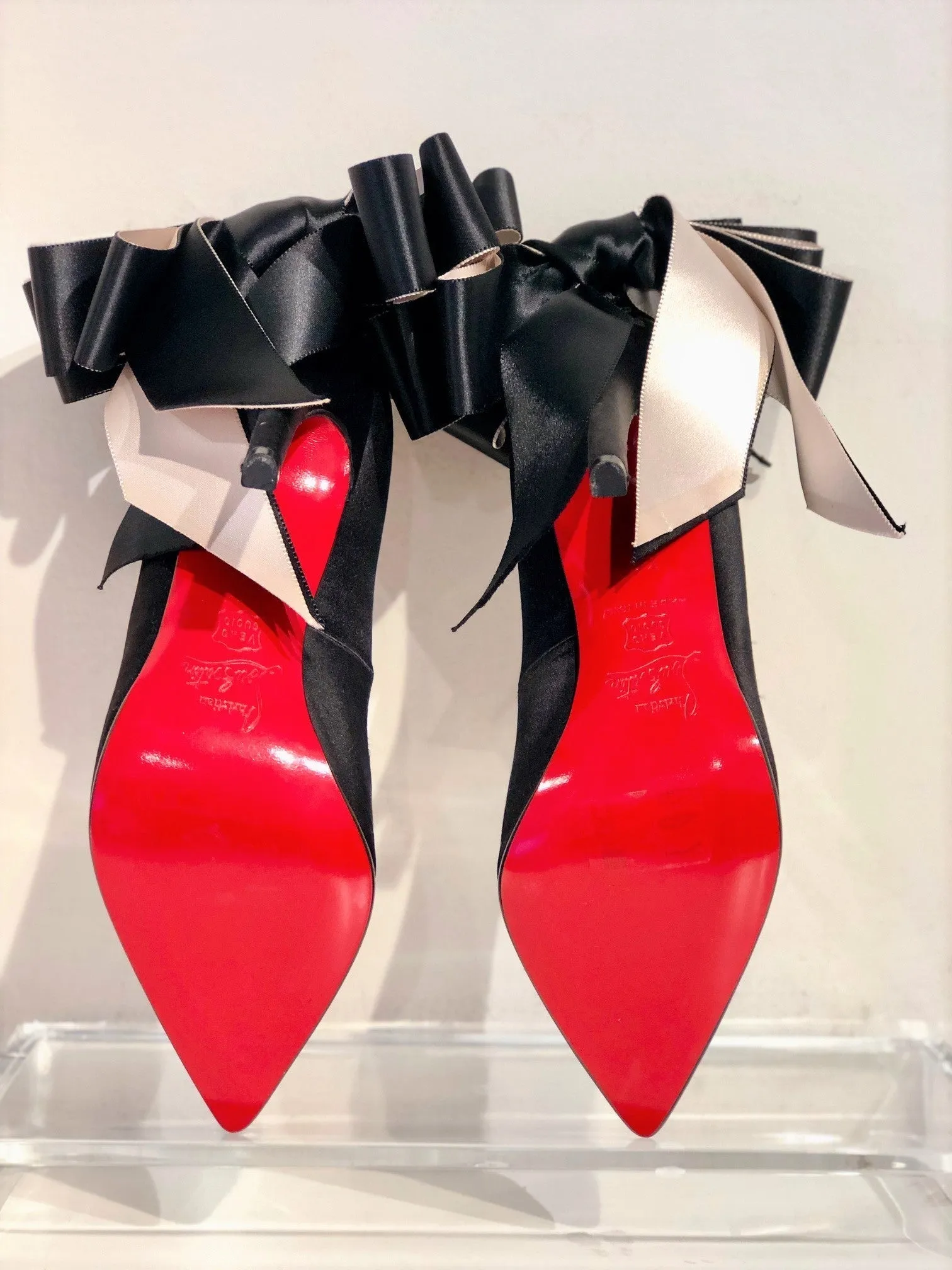 Christian Louboutin Anemone Satin Pumps
