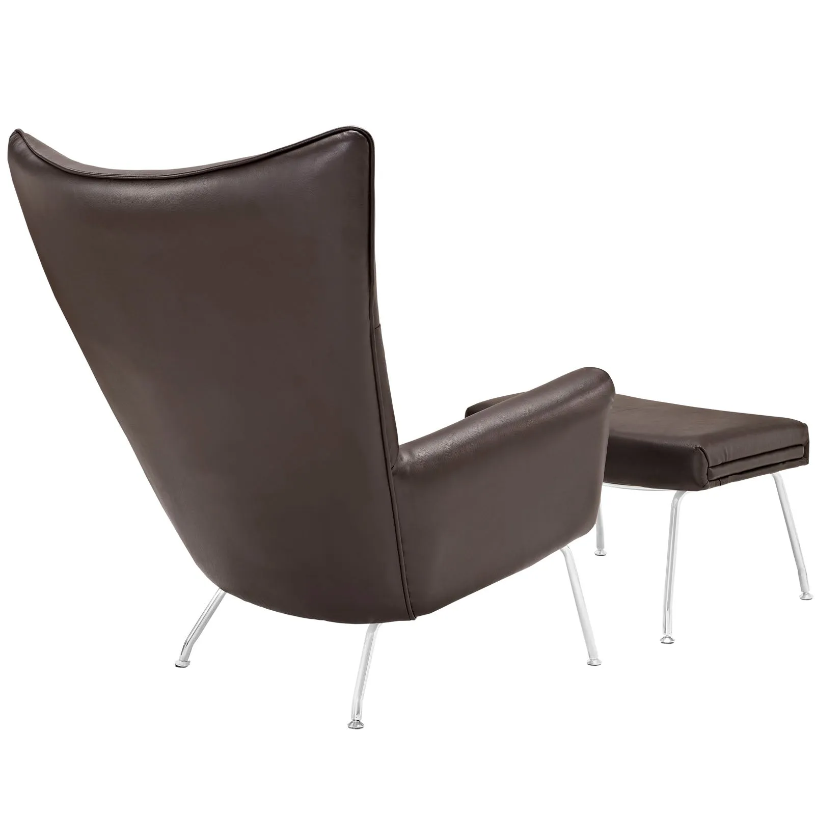 Class Leather Lounge Chair By Modway - EEI-287