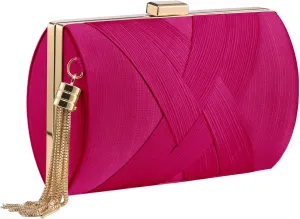 Clutch Purses For Women Tassel Evening Clutch bag Cross Body & Shoulder Bag For Wedding Night out Party