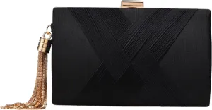 Clutch Purses For Women Tassel Evening Clutch bag Cross Body & Shoulder Bag For Wedding Night out Party