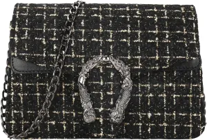 Crossbody Bags for Women Small Handbag Purse Trendy Shoulder Bag Clutch Evening Bag Quilted Satchels, with Chain Strap