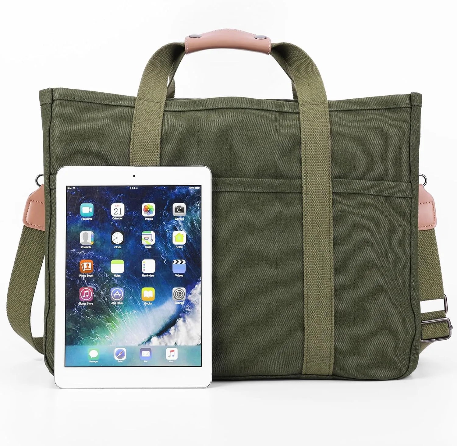 Crossbody Tote Bags For Women Canvas Everything With Compartments Women's Fashion Shoulder Bag Handbag