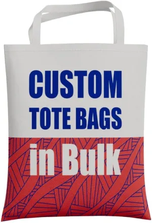Custom Canvas Tote Bag Personalized Reusable Carryall Promotional Printed Shoulder bag in Bulk