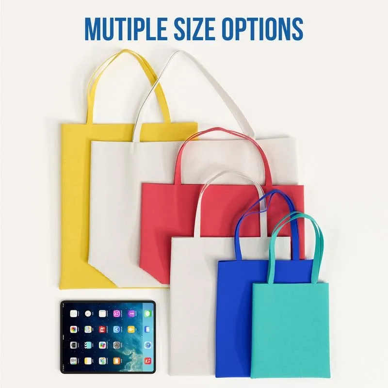 Custom Canvas Tote Bag Personalized Reusable Carryall Promotional Printed Shoulder bag in Bulk