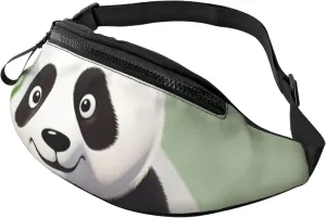 Cute panda Fanny Pack for Men Women Fashion Waist Packs Travel Crossbody Bag With Adjustable Strap Everywhere Belt Bag Waterproof Chest Bags Cycling Bum Bag Wallet