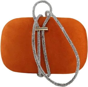DAFFUI Women Elegant Faux Velvet Evening Bag Draw Rope Clutch Purse Handbag for Office Event Family Party Wedding Guest