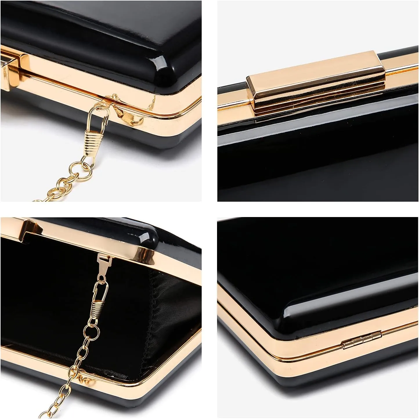 Dasein Women Evening Purses Clutch Bags Formal Party Clutches Wedding Purses Cocktail Prom Handbags