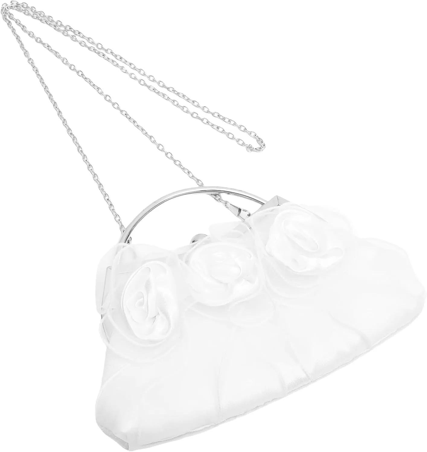 Detachable Chain Evening Bag Floral Clutch Purse for Women for Weddings and Events