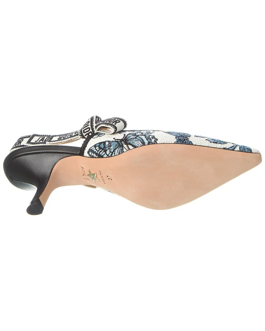 Dior J'Adior Embroidered Slingback Pump