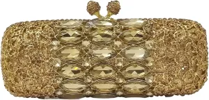 Elegant Cylindrical Crystal Handbag Unique Diamond Evening Bag Women Bridal Party Bag Wedding Clutch Purse