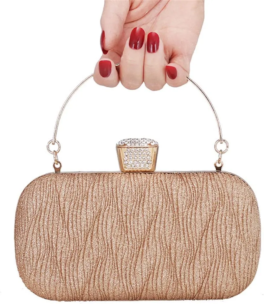 Elegant Women Handbag Evening Bag Shiny Sequin Clutch Bags Wedding Purse Party Banquet Shoulder Bag