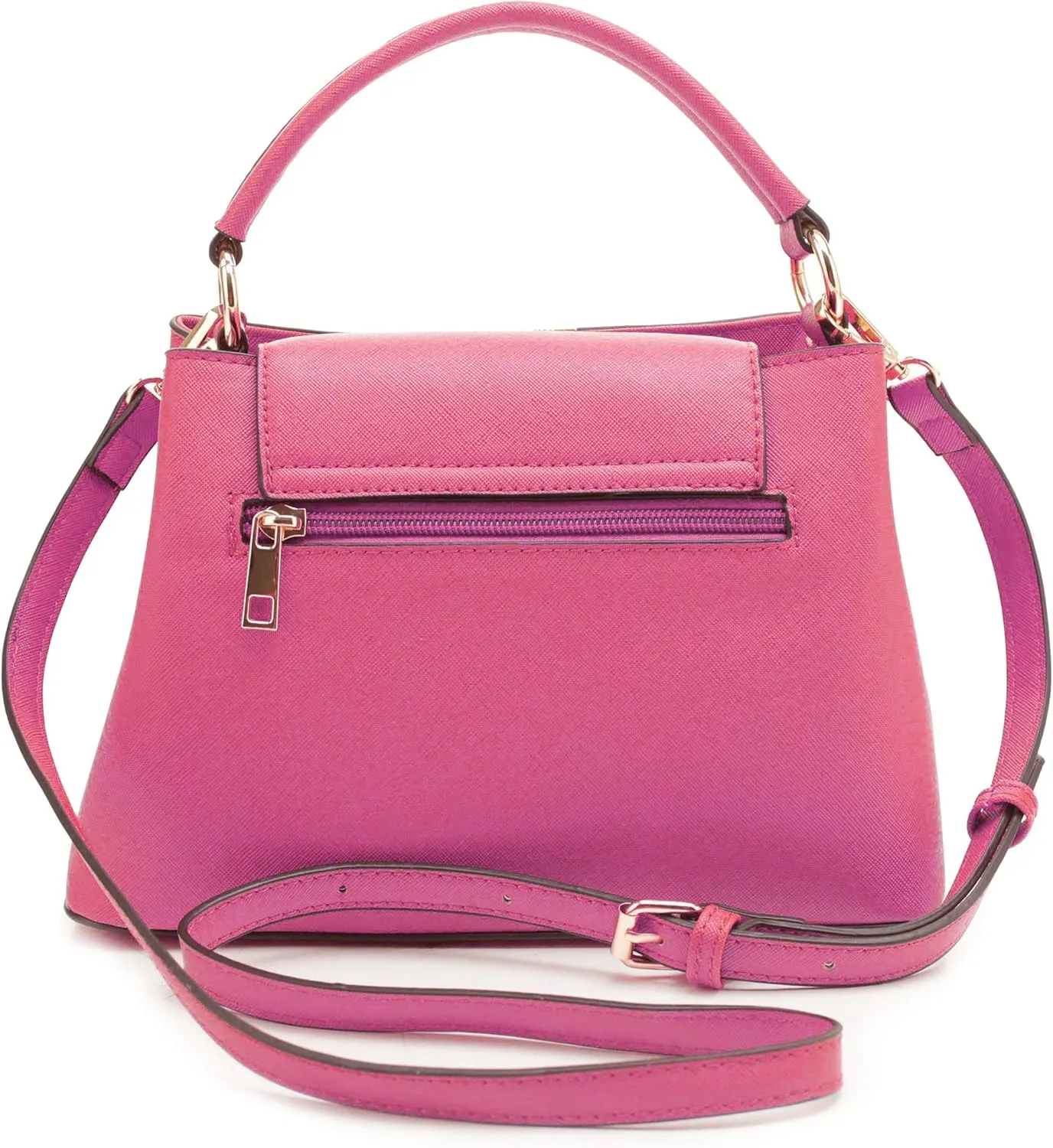 EVVE Women's Small Satchel Bag Classic Top Handle Purses Fashion Crossbody Handbags with Shoulder Strap