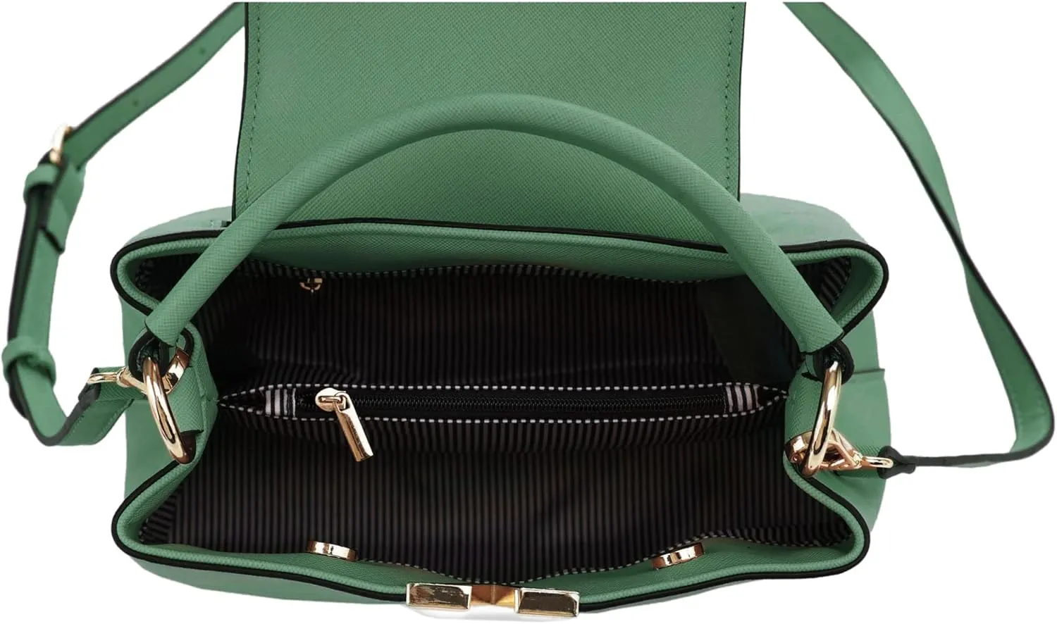 EVVE Women's Small Satchel Bag Classic Top Handle Purses Fashion Crossbody Handbags with Shoulder Strap